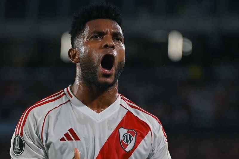 El delantero podría llegar a Boca Juniors. Foto: Instagram Miguel Borja.