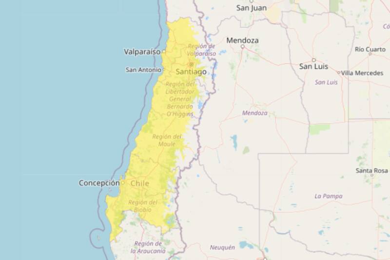 La medida regirá desde la tarde de este lunes hasta la noche del martes.