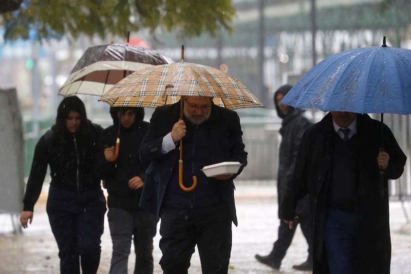 Las precipitaciones vendrían además acompañadas de intensos vientos en los sectores afectados. Créditos: Sebastian Cisternas/Aton Chile.