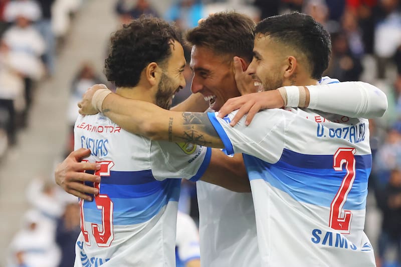 Los Cruzados vencieron a la UdeC en la Copa de la Liga. Foto: Agencia Aton.
