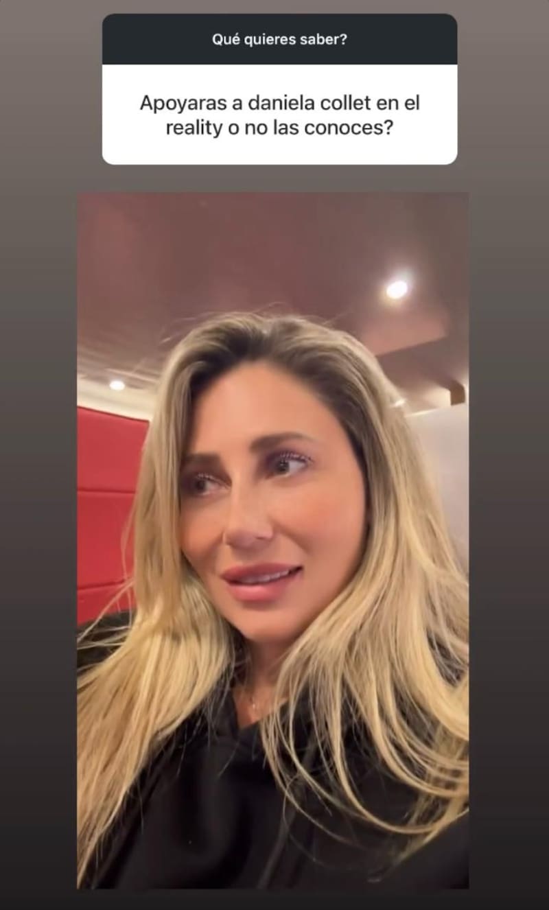 Gissella Gallardo mostró su apoyo a Oriana Marzolli.