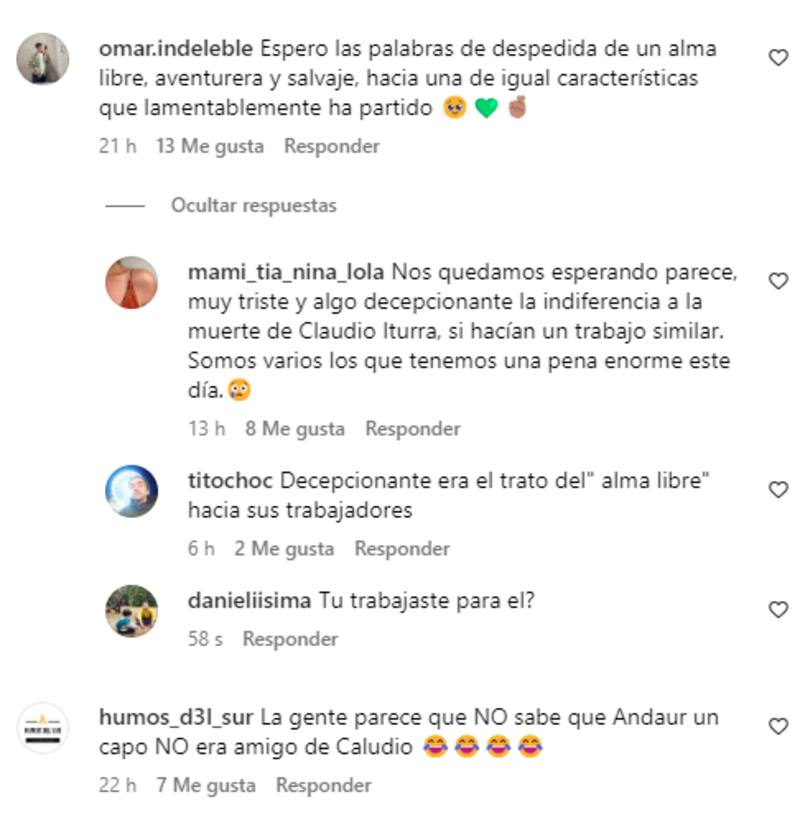 Critican a Luis Andaur