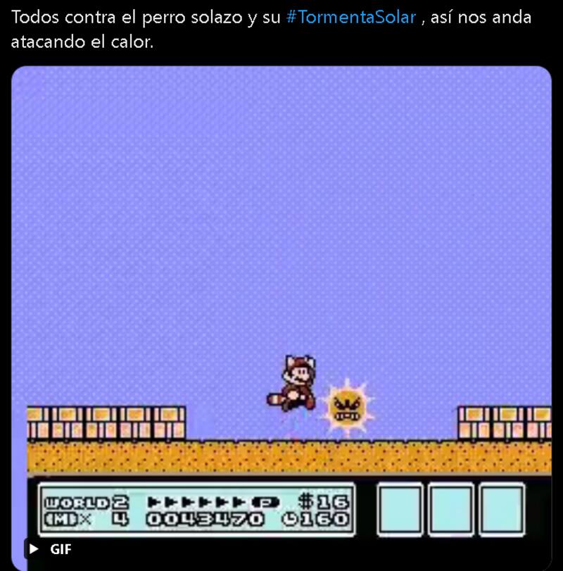 Las referencias captadas ante el fenómeno natural.