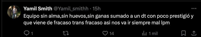Cuestionaron a Mauricio Pellegrino.
