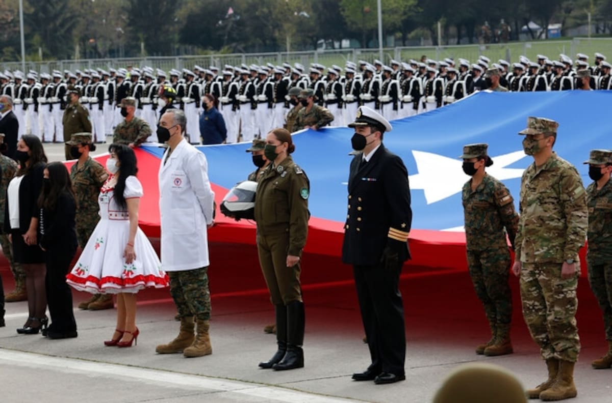 Parada Militar: con homenaje a personal de salud y víctimas del Covid-19 comenzó la jornada