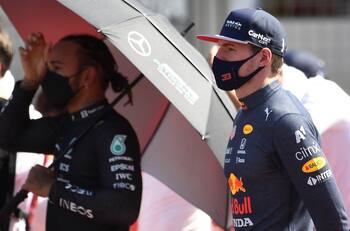 Max Verstappen acusó a Hamilton de "antideportivo" tras su accidente en Fórmula 1