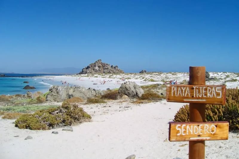 La playa es parte de la Isla Damas, en la región de Coquimbo, deslumbrando con su belleza natural a todos sus visitantes. Créditos: @lacostadechile en Instagram.