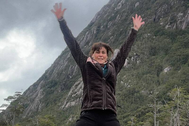 Nuevos registros del viaje de Tonka Tomicic por el sur. Créditos: Instagram