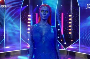Tonka Tomicic sorprendió en los Giga Awards 2021 caracterizada como Mystique