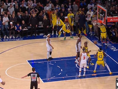 De locos: el agónico doble de Tyrese Haliburton que le dio vida a Indiana Pacers ante los Knicks