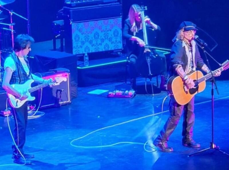 Johnny Depp tocó en el Royal Albert Hall de Londres. - Créditos: Daily Mail