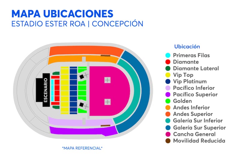 Las entradas están a la venta a través del sistema Ticketmaster.