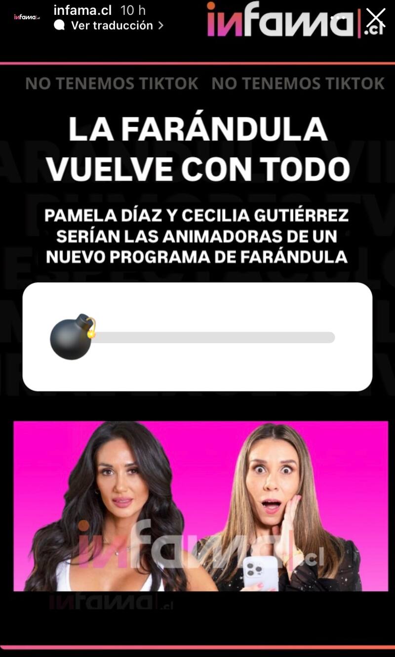 Pamela Díaz y Cecilia Gutiérrez animaría. nuevo programa en Canal 13.