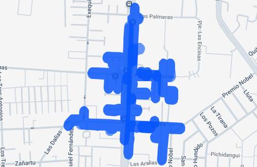 Estas calles se verán afectadas por corte de luz programado. Créditos: Enel.