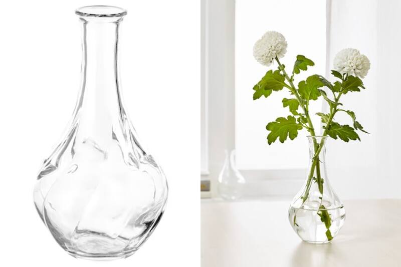 Florero con un diseño simple y elegante, perfecto para cualquier estilo decorativo.