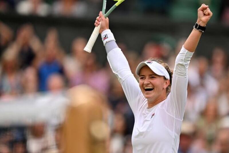 Barbora Krejčíková fue la mejor de todas en Wimbledon.