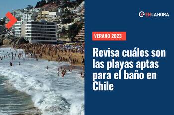 ¿Tienes dudas para tus vacaciones? Revisa el listado de playas aptas para el baño en Chile