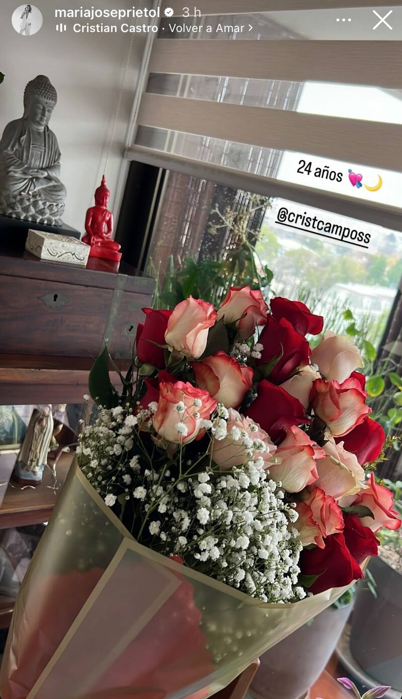 María José Prieto celebra 24 años de romance.