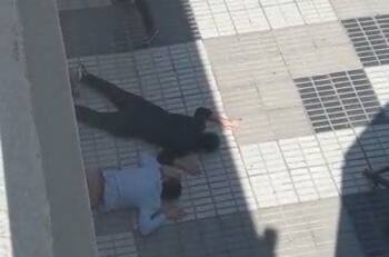 VIDEO | Con balazos: 10 asaltantes robaron tienda de celulares de Mall Plaza Oeste
