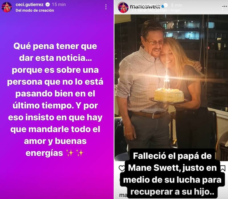 Cecilia Gutiérrez confirmó la noticia. Créditos: Instagram