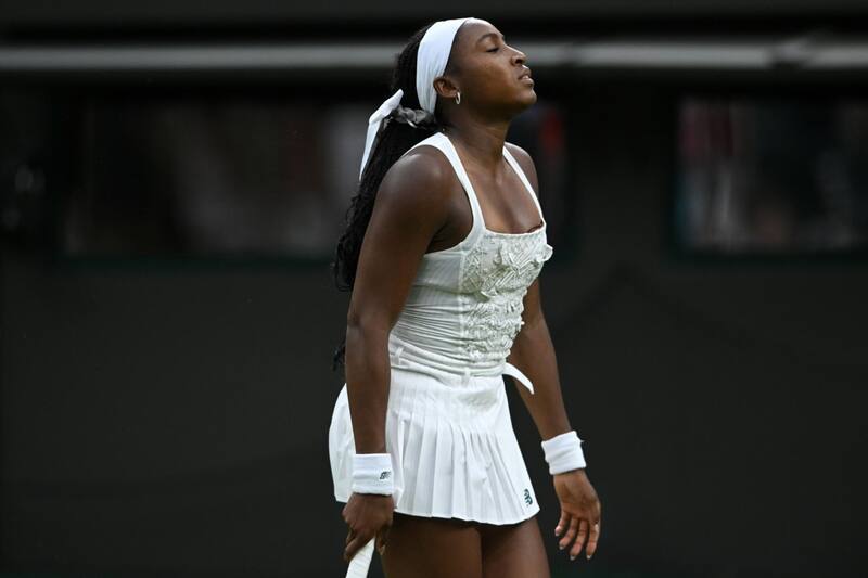 no pudo pasar de su debut en Wimbledon. Foto: EFE.