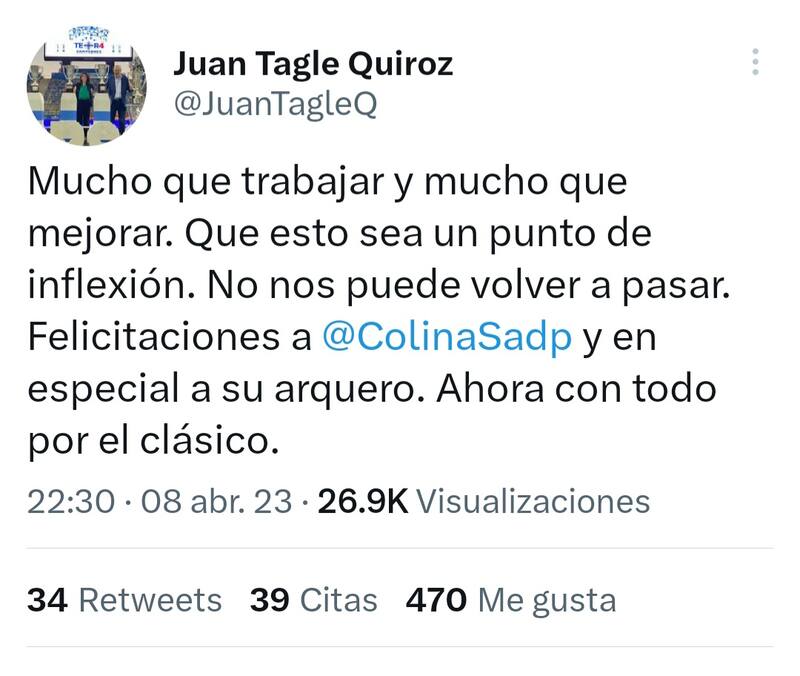 Juan Tagle fue claro en la UC.