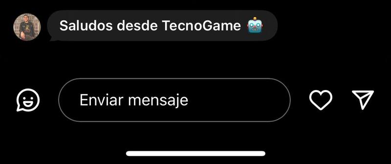Así se ven las respuestas Eco de Instagram. Si hay más de una, irán apareciendo en orden de llegada.