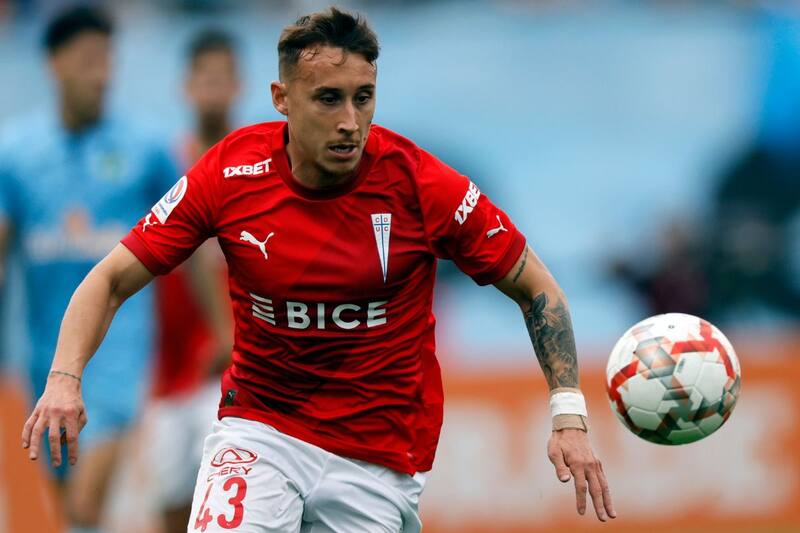 Francisco Arancibia, podría ser una de las opciones para Garnero ante Audax Italiano.