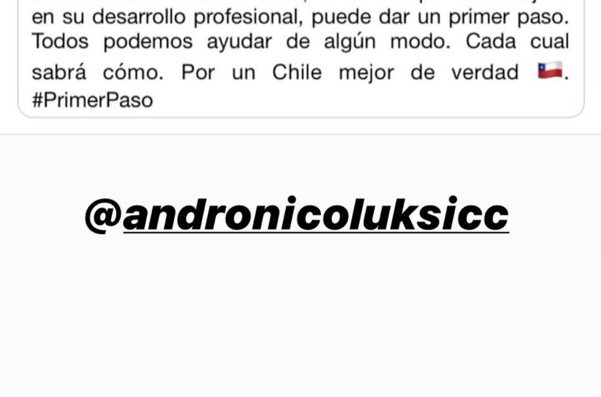 Arturo Vidal destacó importante anuncio de Andrónico Luksic