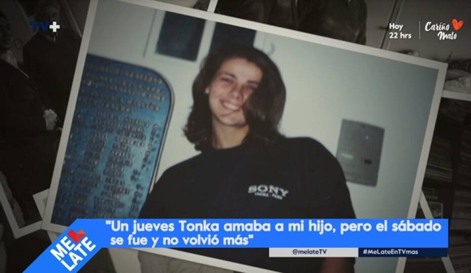 Tonka Tomicic en los años en que estaba con Yves Duvauchelle