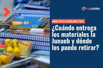 Bono Útiles Escolares 2022: ¿Cuándo se entregan los materiales de Junaeb y dónde los puedo retirar?