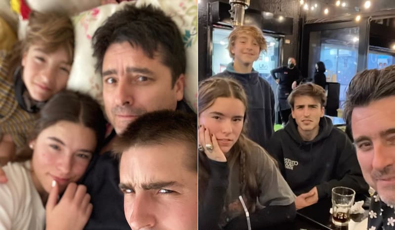 celebró el cumpleaños de su hijo menor.