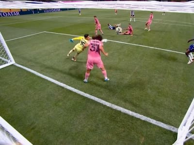 VIDEO | Maxi Falcón salvó al Inter Miami en el Mundial de Clubes: increíble despeje en la línea