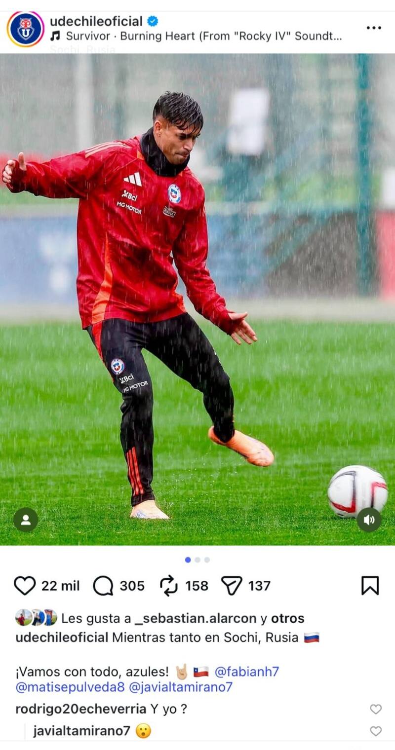 El "guiño" de Echeverría a la U.