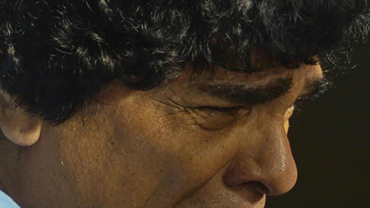 Juan Palomino y cómo dio vida a un Diego Maradona "excesivamente desbordado por las circunstancias” en "Maradona: Sueño Bendito"