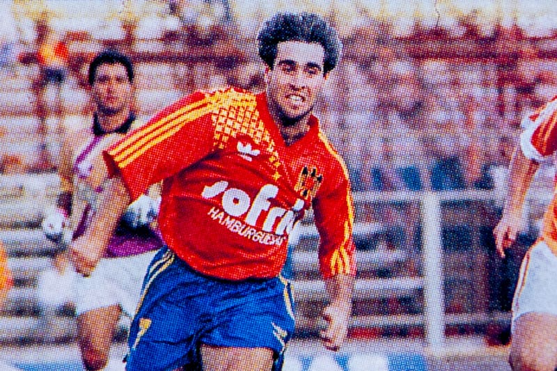 Un ídolo de Unión Española. Integró el inolvidable equipo rojo de 1994 que jugó la Copa Libertadores. Foto: Revista Don Balón