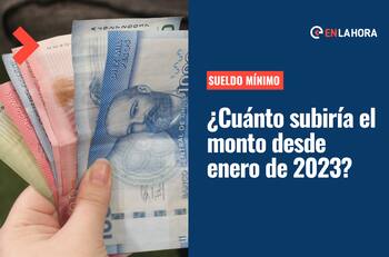 Sueldo mínimo: ¿En cuánto aumentaría el monto del salario mínimo desde enero de 2023?