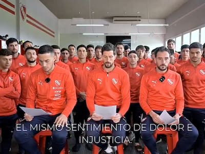La declaración del plantel de Independiente tras fallo a favor de la U: “De la injusticia nace...”