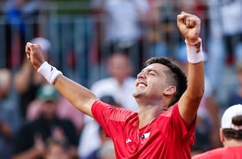 VIDEO | El match point con el que Tomás Barrios hizo estallar el Court Central del Estadio Nacional en Copa Davis