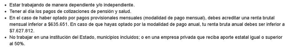 Estado pagó $42.000 a trabajadores chilenos: ¿Cómo apelar si no recibiste el dinero? Este se paga anual o mensualmente. Créditos: Sence.