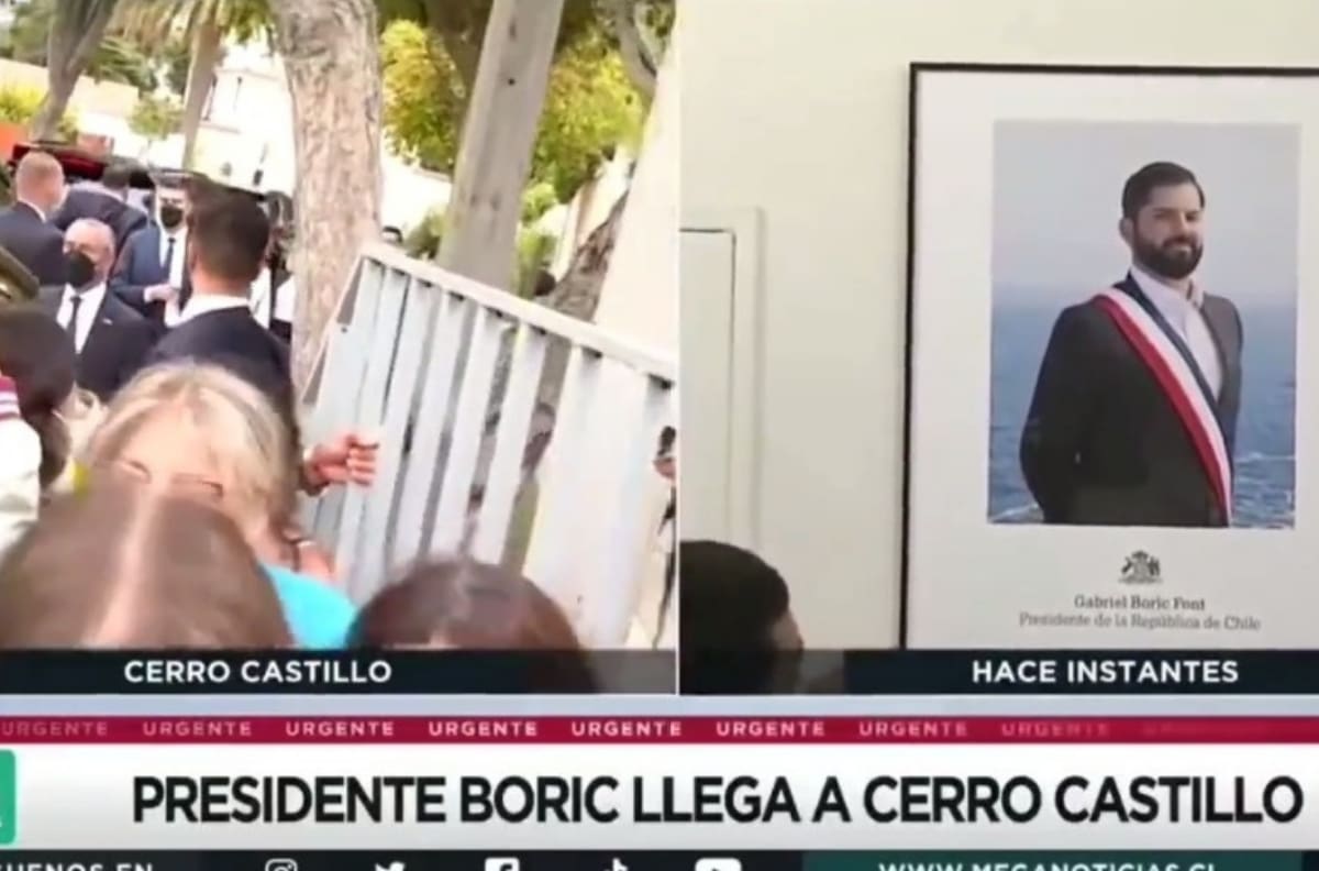 "Nos dio la manito conchetu...": La divertida reacción en vivo de una mujer que logró tocar la mano del presidente, Gabriel Boric