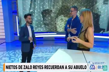 Nietos de Zalo Reyes homenajearon al "Gorrión de Conchalí" en "Mucho Gusto"