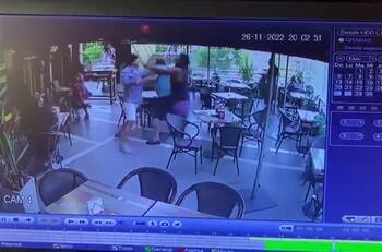 VIDEO | Repudiable: dirigentes de Deportes Melipilla terminaron a los golpes en un restaurant
