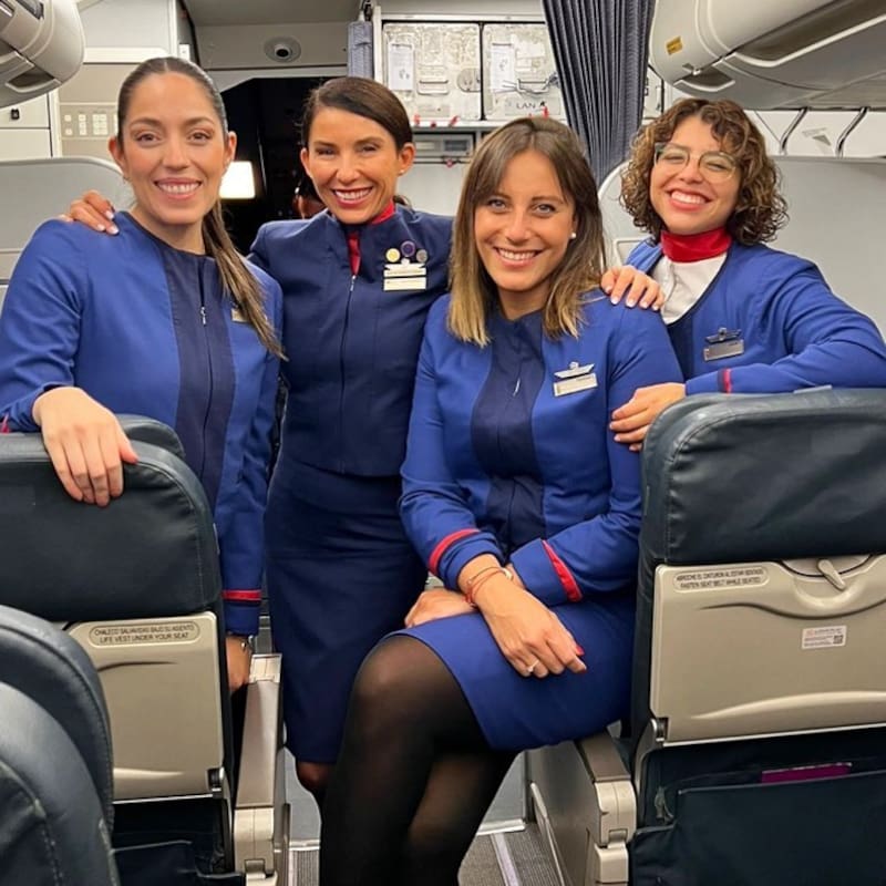 Trinidad Cerda es tripulante de cabina/ “Gran Hermano” Chile