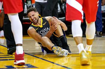 ¡Focos rojos en Golden State! Klay Thompson sufre lesión y se perderá toda la temporada