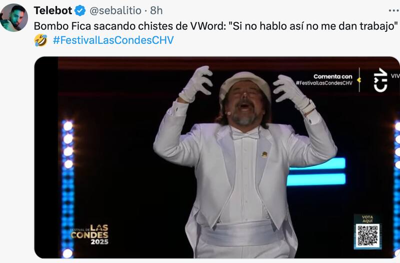 El comediante encantó a los usuarios con su rutina.