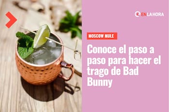 Receta Moscow Mule: Revisa el paso a paso para preparar este cóctel al estilo de Bad Bunny