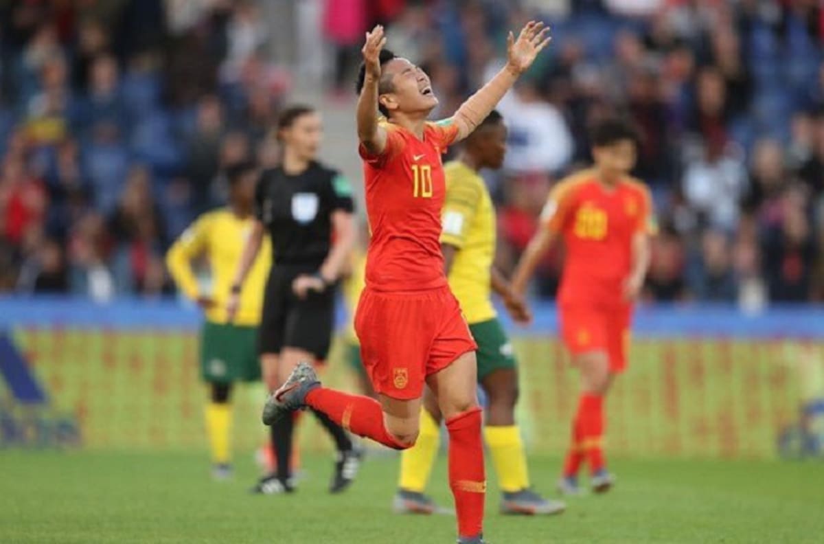 El gol que le dio a China el triunfo ante Sudáfrica en la Copa del Mundo Femenina