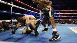 Terence Crawford se hizo fuerte y con una lluvia de golpes retuvo título en la categoría welter