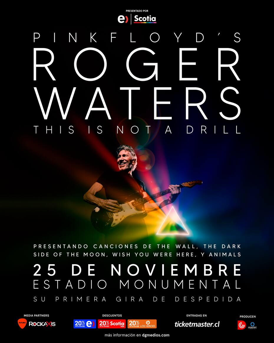 El legendario miembro de Pink Floyd regresa a nuestro país.
